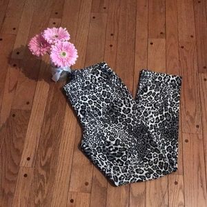 New York & Company leopard print pants - Size L